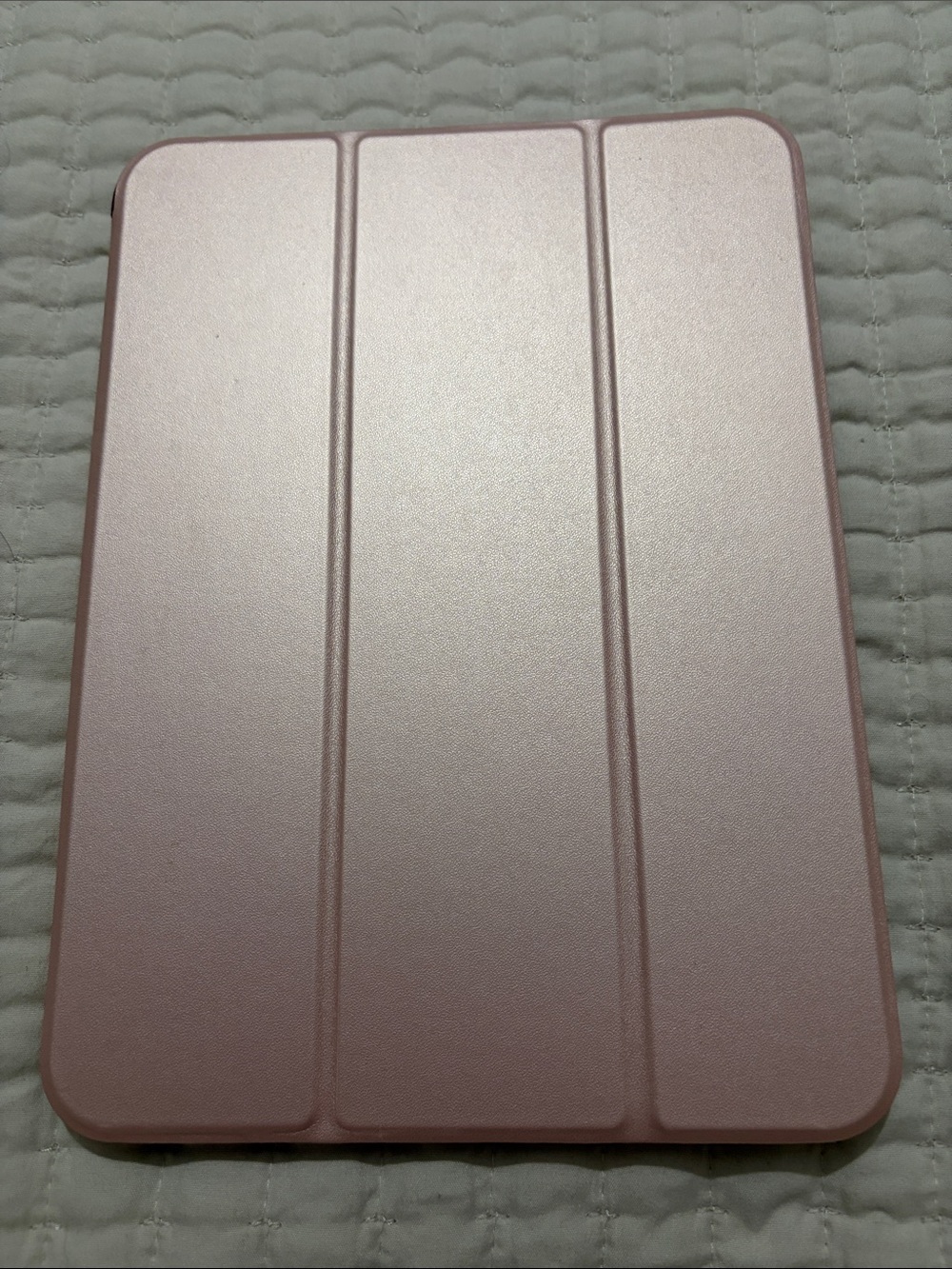 iPad A16 Rose Gold Folio Case – Slim Magnetic Smart Cover